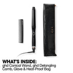 ghd Chronos Curve Hair Curler Wand - Long Lasting Frizz Free Curls - Professional Styling Tool - Very Good