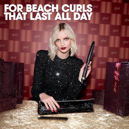 ghd Chronos Curve Hair Curler Wand - Long Lasting Frizz Free Curls - Professional Styling Tool - Very Good