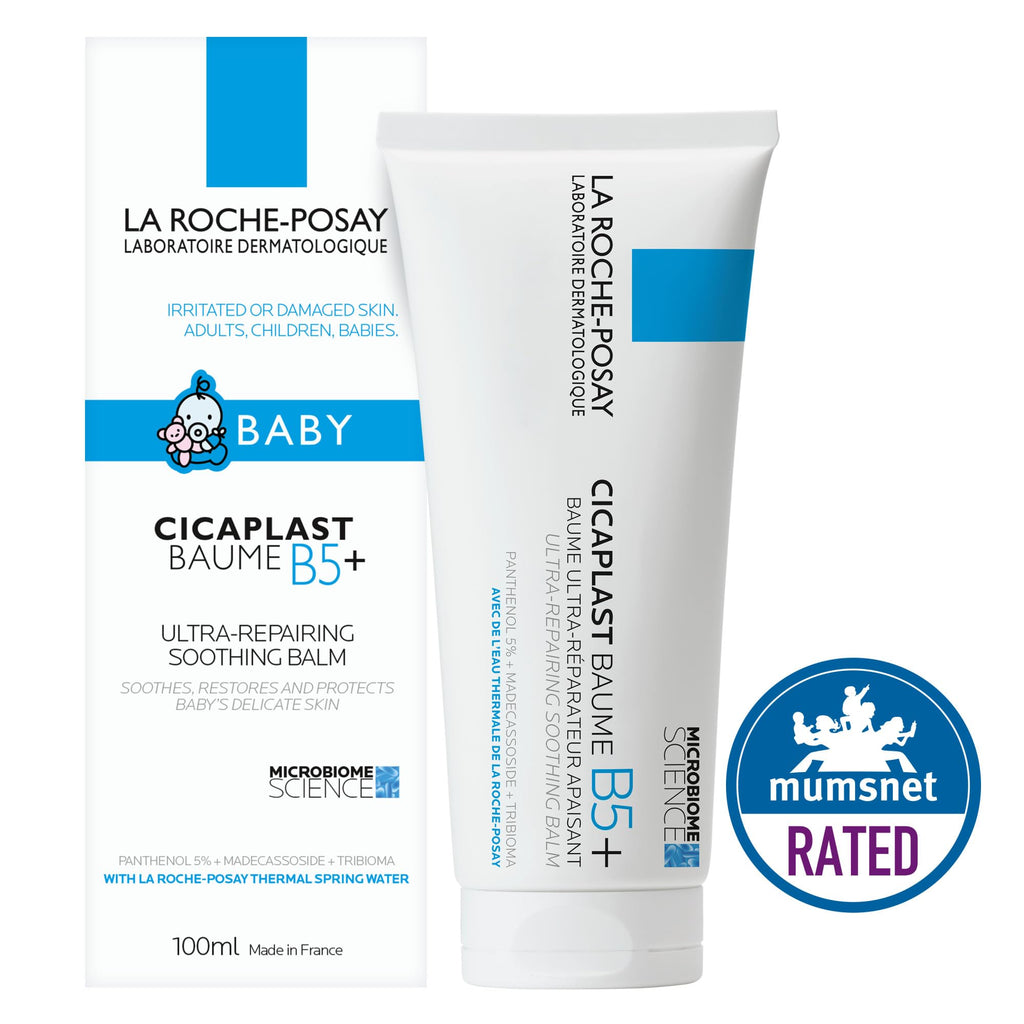 La Roche-Posay Baby Cicaplast Balm B5 Multi-Purpose Repairing Balm, Soothing Barrier Cream for Nappy Rash and Dry Sensitive Skin, with 5% Panthenol, 100ml - New