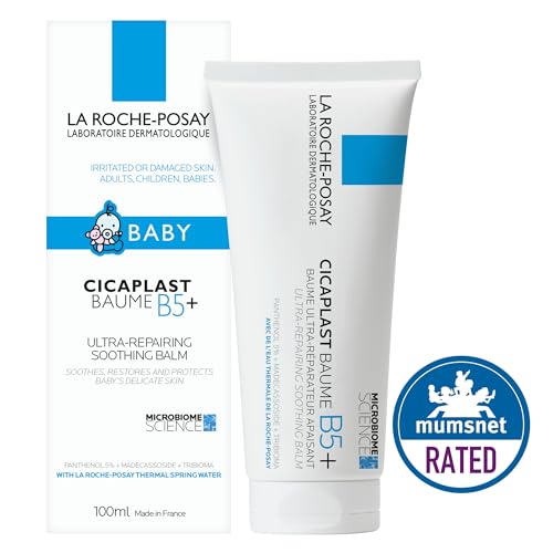 La Roche-Posay Baby Cicaplast Balm B5 Multi-Purpose Repairing Balm, Soothing Barrier Cream for Nappy Rash and Dry Sensitive Skin, with 5% Panthenol, 100ml - New