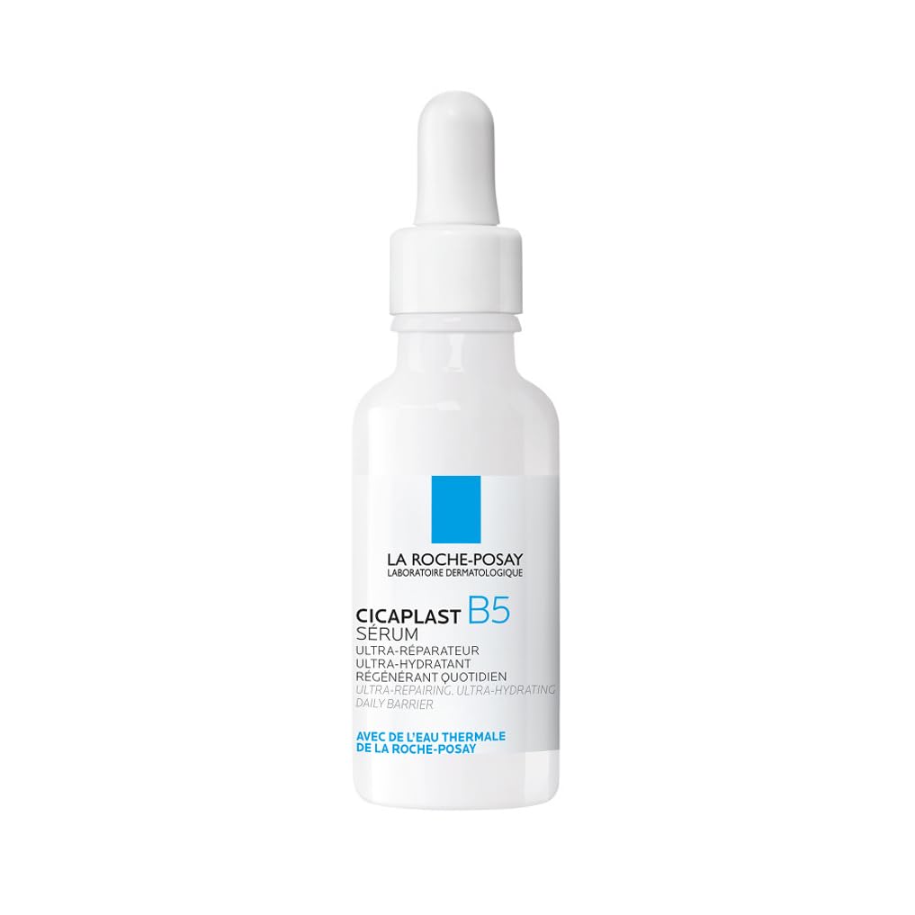 La Roche-Posay Cicaplast B5 Hydrating Face Serum, Repairing Daily Skin Barrier for Dehydrated Skin 30ml - Damaged Box
