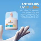 La Roche Posay Anthelios UVAIR Serum Sunscreen SPF50+ Light, Tinted Serum Sunscreen with Hyaluronic Acid, Niacinamide & Vitamin E, High UVA/UVB Protection for All Skin Types, 50ml - Damaged Box