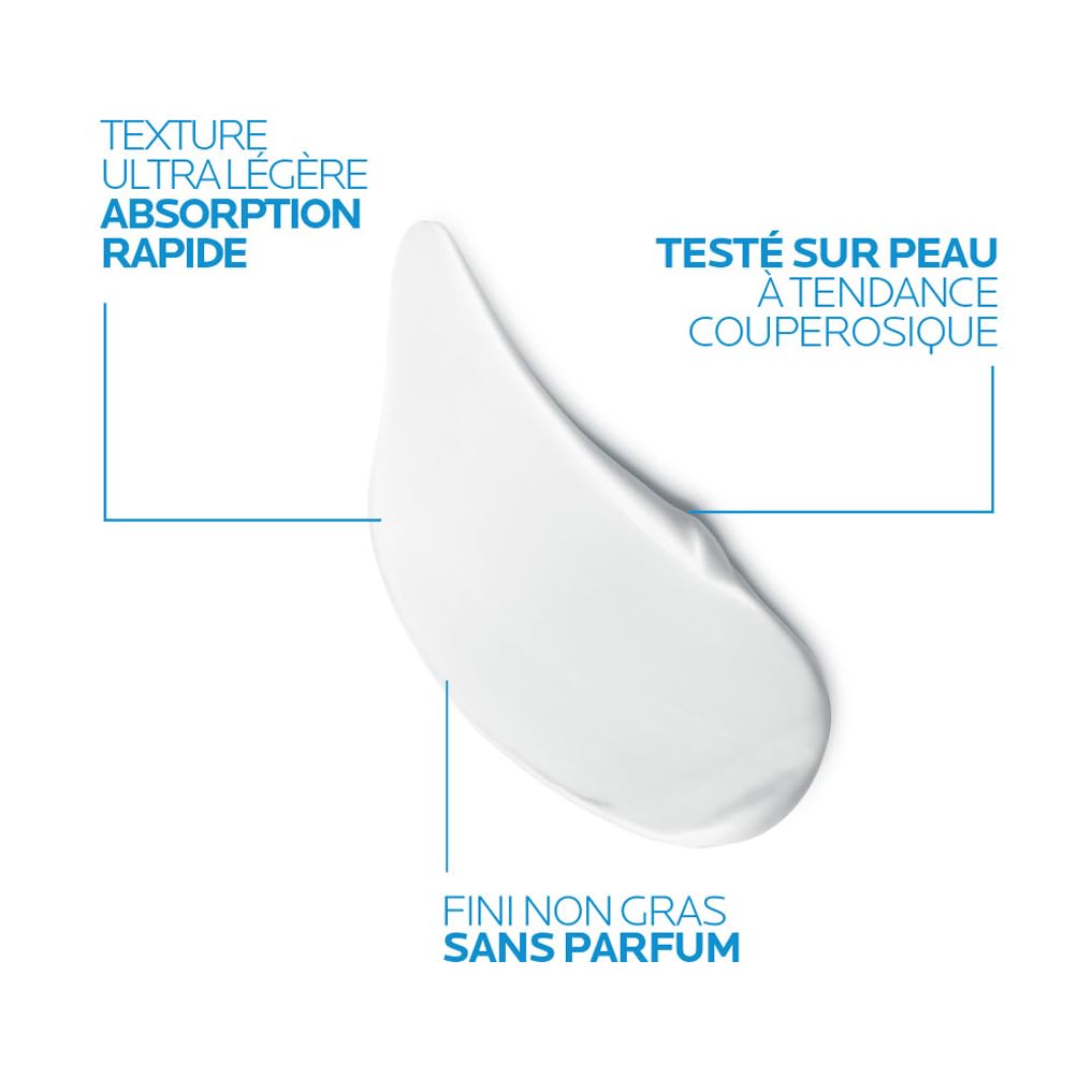 La Roche-Posay Toleriane Rosaliac AR SPF30 Moisturiser, Daily Soothing and Correcting Face Cream for Dry and Redness-Prone Sensitive Skin, with Glycerin, 50ml - Damaged Box