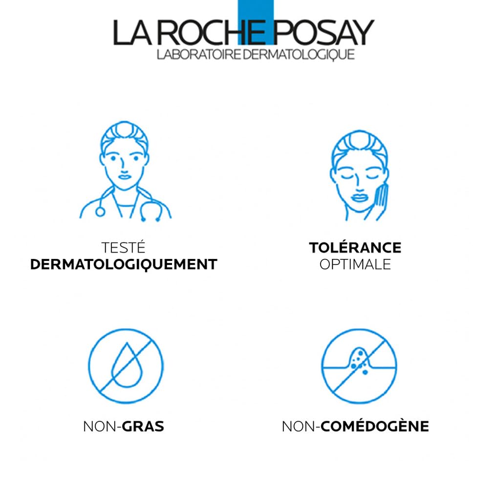 La Roche-Posay Toleriane Rosaliac AR SPF30 Moisturiser, Daily Soothing and Correcting Face Cream for Dry and Redness-Prone Sensitive Skin, with Glycerin, 50ml - Damaged Box