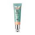 IT Cosmetics Full Coverage Foundation, Natural Matte, Made with Hyaluronic Acid, SPF 40 Protection, Your Skin But Better CC+, Shade: Light Cool, 32ml - Damaged Box