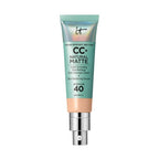 IT Cosmetics Full Coverage Foundation, Natural Matte, Made with Hyaluronic Acid, SPF 40 Protection, Your Skin But Better CC+, Shade: Light Cool, 32ml - Damaged Box