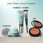 IT Cosmetics Full Coverage Foundation, Natural Matte, Made with Hyaluronic Acid, SPF 40 Protection, Your Skin But Better CC+, Shade: Light Cool, 32ml - Damaged Box