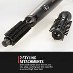 Remington Blow Dry & Style Air Styler - 400W Hair Dryer Brush - For Shorter Hair - Hot Air Brush Styler - Very Good