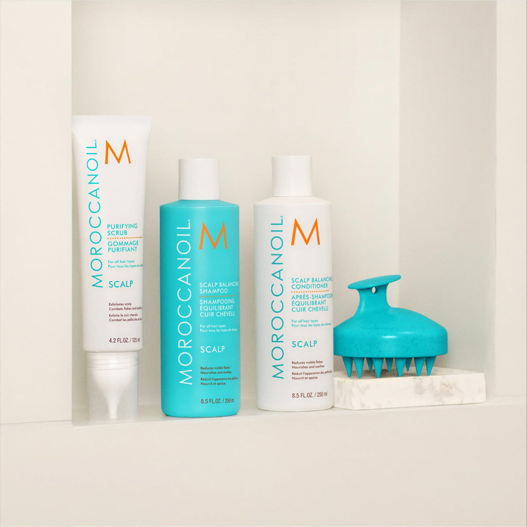 Moroccanoil Scalp Massage Brush - Hair Care - Exfoliating - Stimulating - UK Seller - Damaged Box
