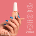 OPI Nature Strong Skincare Glow Up Nail & Cuticle Oil - Natural Origin Formula Cuticle Treatment with Vitamin E | Nail Oil for Damaged Nails, 15ml - New