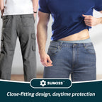SUNKISS Incontinence Pants for Men, Comfortable, Grey, L, 120 Count(4x30) - Damaged Box