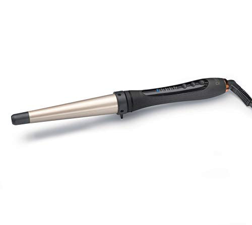 Diva Pro Styling Digital Wand 19-32mm - Macadamia Argan Oil Keratin Infused Ceramic Barrel Hair Curler - Damaged Box