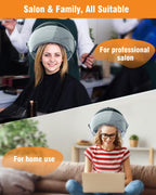 Hooded Dryer, Colliford Standing Hair Dryer, Hairdryer for Afro Hair, Professional Hood Dryer for Home & Salon, Heat Cap for Deep Conditioning, Ionic Hood Hair Dryer (Black) - Very Good