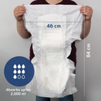 ABENA San Premium Air Plus Incontinence Pads - Shaped XL2 Size 11 - Breathable 16 Pack for Men & Women - Damaged Box