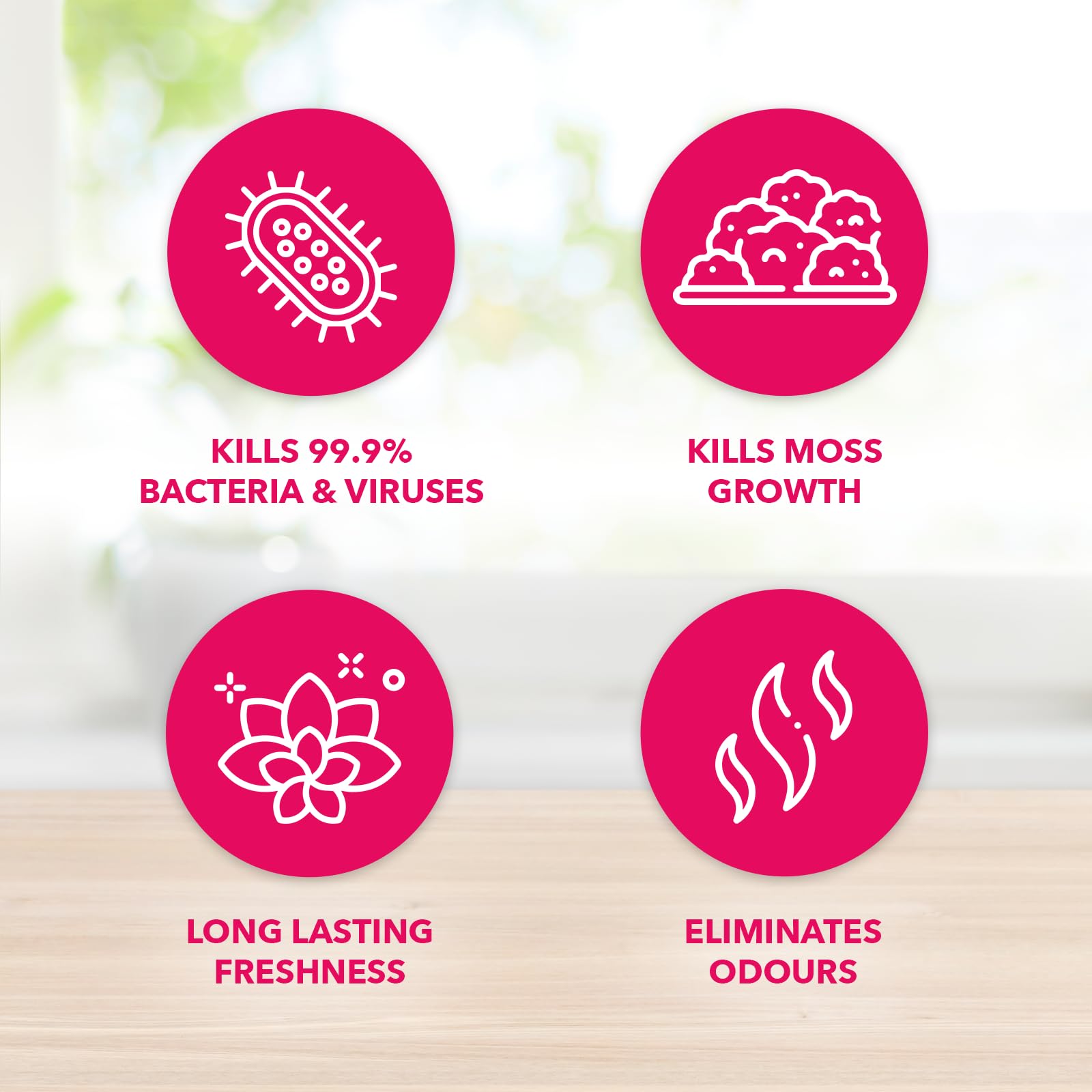 Fabulosa 4-in-1 Disinfectant & Deodoriser - Pet & Dog Friendly Artificial Lawn Cleaner - Urine & Moss Killer - 1L 6 Pack - Lavender - Damaged Box
