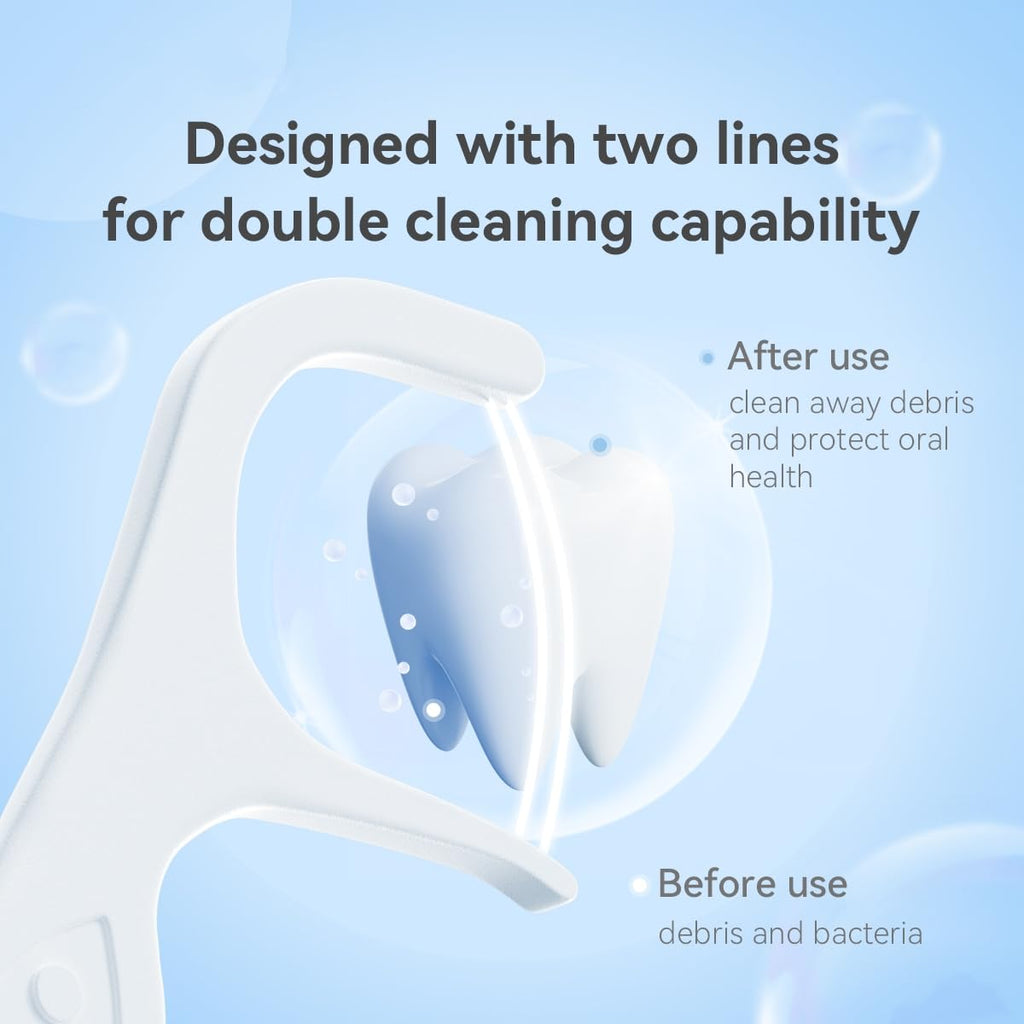 YANDY Braces Floss Picks - Orthodontic Twin-Line Dental Floss Sticks - 150 Count Interdental Cleaners - Very Good