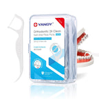 YANDY Braces Floss Picks - Orthodontic Twin-Line Dental Floss Sticks - 150 Count Interdental Cleaners - Very Good