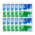 Koolpak Compact Instant Cold Ice Packs - 15x15cm - Pack of 10 - Disposable First Aid Injury Relief Cold Compress - Damaged Box