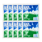 Koolpak Compact Instant Cold Ice Packs - 15x15cm - Pack of 10 - Disposable First Aid Injury Relief Cold Compress - Damaged Box