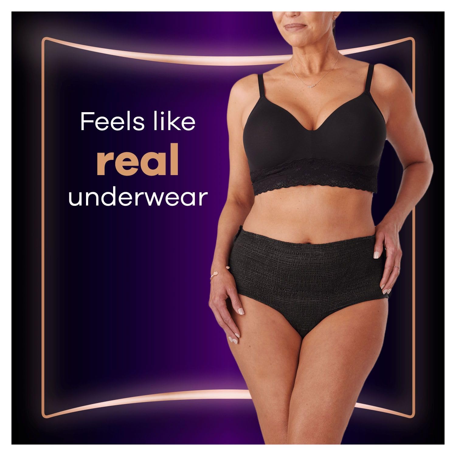 Always Discreet Pants Black Large L - 8 Count Incontinence Disposable Underwear - Damaged Box