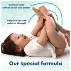 Pampers Harmonie Aqua Baby Wipes - Plastic Free, 99% Water - 24 Packs x 48 Wipes (1152 Total) - Pure Skin Protection - Damaged Box