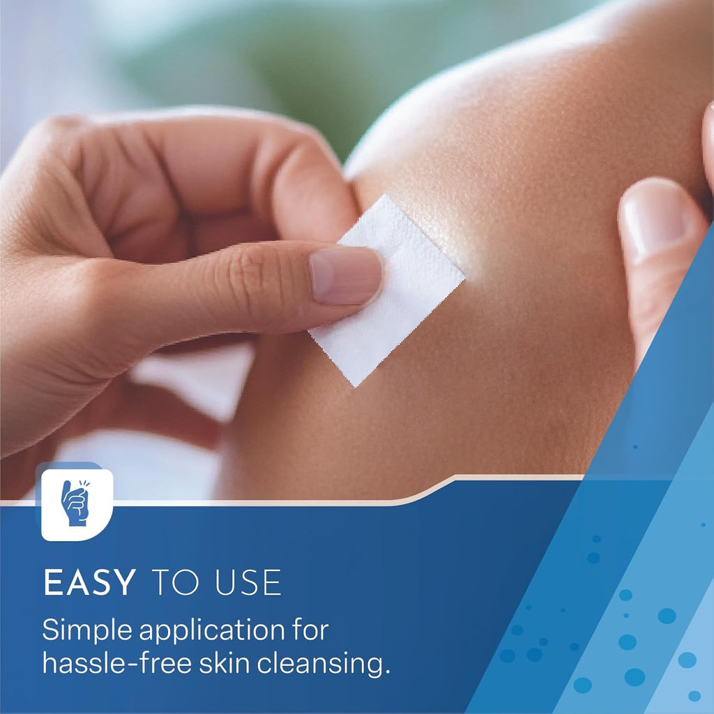 Cutiderm Pre-Injection Alcohol Wipes Swabs - Box of 500 Sachets - Medical Skin Prep Pads - Damaged Box