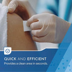 Cutiderm Pre-Injection Alcohol Wipes Swabs - Box of 500 Sachets - Medical Skin Prep Pads - Damaged Box