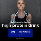 USN Protein 50 Ready-to-Drink High Protein Shake I Banana I 6 x 500ml - New - BBE 08/2026