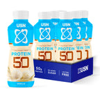 USN Protein 50 Ready-to-Drink High Protein Shake I Banana I 6 x 500ml - New - BBE 08/2026