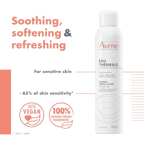Avène Thermal Spring Water Spray 300ml - Soothing Calming Mist for Sensitive Skin Refreshing Facial Spray - New