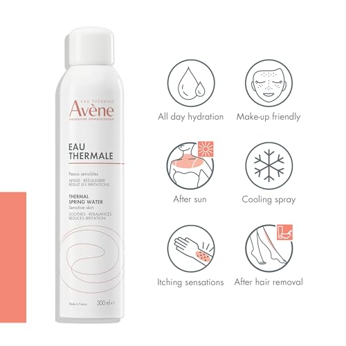 Avène Thermal Spring Water Spray 300ml - Soothing Calming Mist for Sensitive Skin Refreshing Facial Spray - New