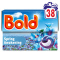 Bold Spring Awakening PODS Washing Liquid Laundry Detergent Capsules 38 Washes - Built-in Lenor Softener - Outdoor Freshness - Damaged Box