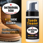 The Leather Clinic Suede & Nubuck Cleaner Foam 150ml - Shoes Boots Trainers - Brush & Cloth Kit - Dirt Stain Protector - Very Good