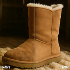 The Leather Clinic Suede & Nubuck Cleaner Foam 150ml - Shoes Boots Trainers - Brush & Cloth Kit - Dirt Stain Protector - Very Good