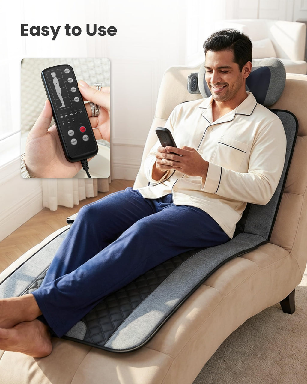 COMFIER Massage Mats Full Body with Heat, Bed Massager, Gifts - Very Good