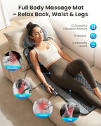 COMFIER Massage Mats Full Body with Heat, Bed Massager, Gifts - Very Good