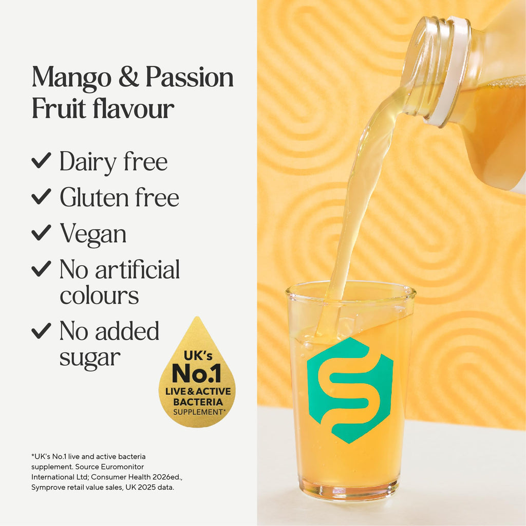 Symprove Liquid Live & Active Bacteria, Mango & Passionfruit, 12 x 500ml - Damaged Box