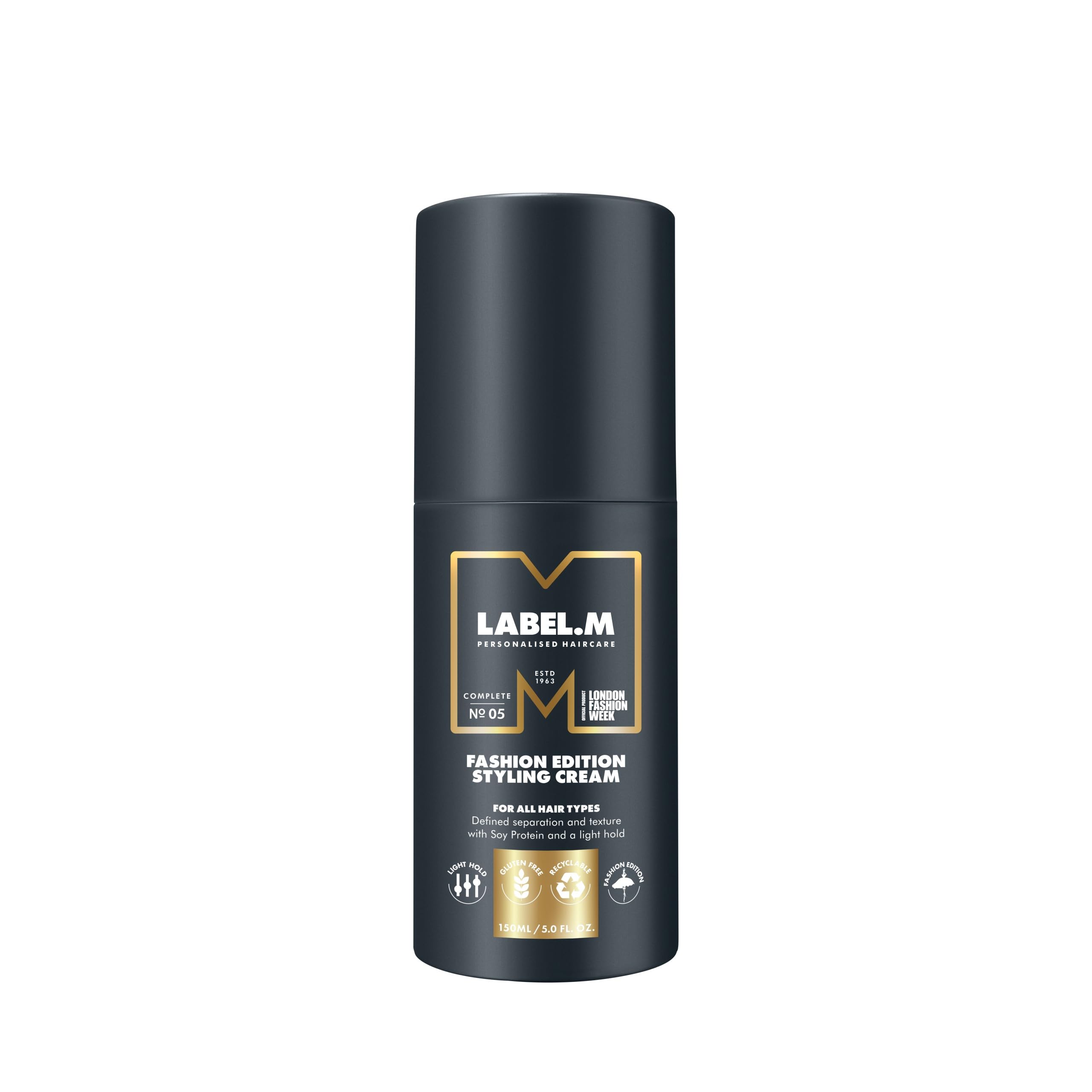 LABEL.M Fashion Edition Styling Cream 150ml - Hair Styling Product - Professional Hair Cream - Damaged Box