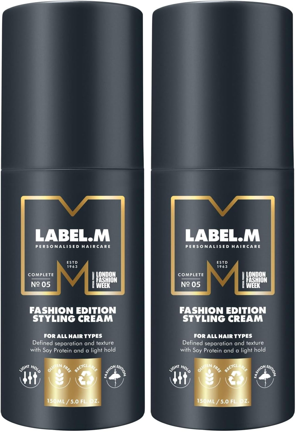 LABEL.M Fashion Edition Styling Cream 150ml - Hair Styling Product - Professional Hair Cream - Damaged Box