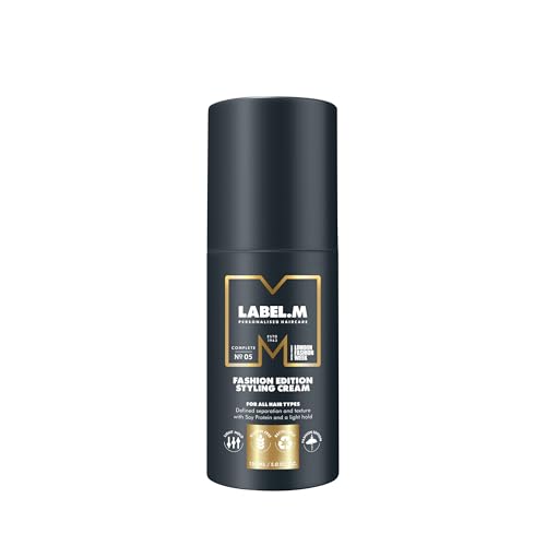LABEL.M Fashion Edition Styling Cream 150ml - Hair Styling Product - Professional Hair Cream - Damaged Box
