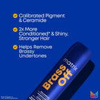 Matrix Brass Off Colour Protecting Blue Toning Conditioner, For Lightened Brown Hair, To Hydrate and Nourish - Damaged Box