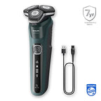 Philips Shaver Series 5000 S5884/35 Wet & Dry Electric Men's Razor with Charging Stand & Travel Case - Damaged Box
