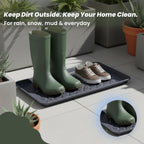 GARDENIX 2 Pack Shoe Drip Trays - Multi-Purpose Boot Mat - Drying Mat - 71.5x34.5x3cm - Rain Autumn Winter - Very Good