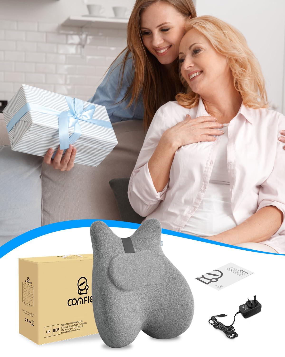 COMFIER Back Massager with Heat - Neck Massager - Shiatsu Massage Cushion for Women - Very Good