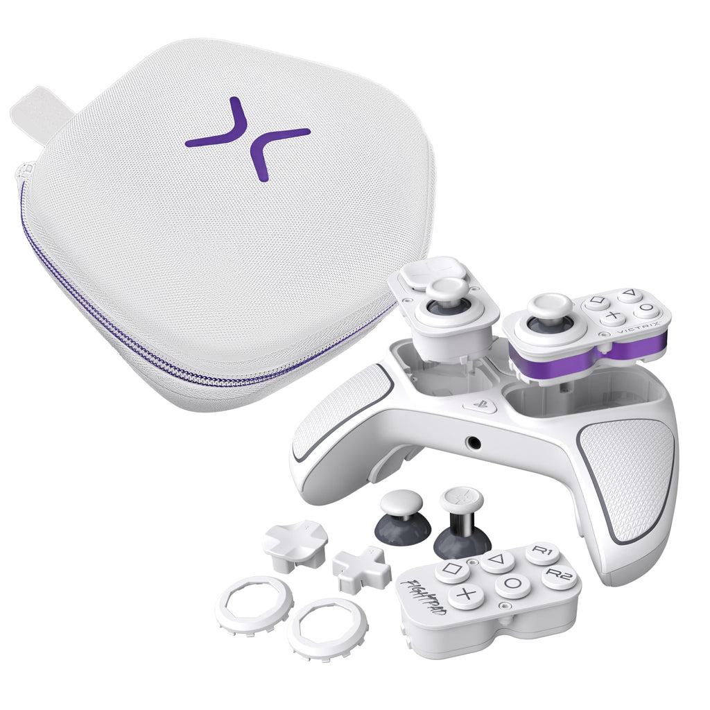 Turtle Beach Victrix Pro BFG Reloaded Wireless Modular PlayStation Controller White - Officially Licensed Product for competitive and esports gamers - New
