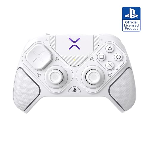 Turtle Beach Victrix Pro BFG Reloaded Wireless Modular PlayStation Controller White - Officially Licensed Product for competitive and esports gamers - New