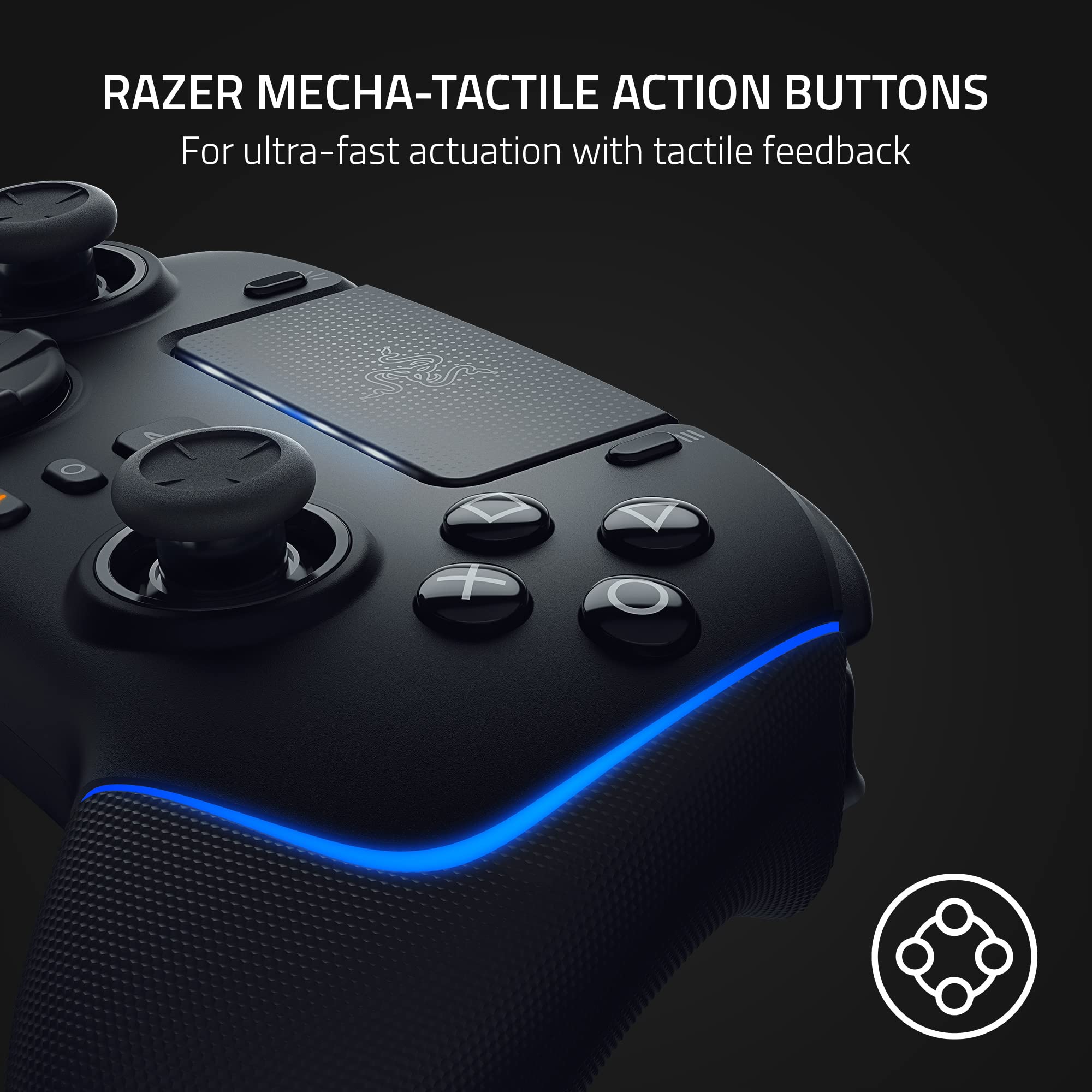 Razer Wolverine V2 Pro - Wireless Pro Gaming Controller for PS5 Consoles and PC (HyperSpeed Wireless, Mecha-Tactile Action Buttons, 8-Way Microswitch D-Pad, HyperTrigger) Black - Like New