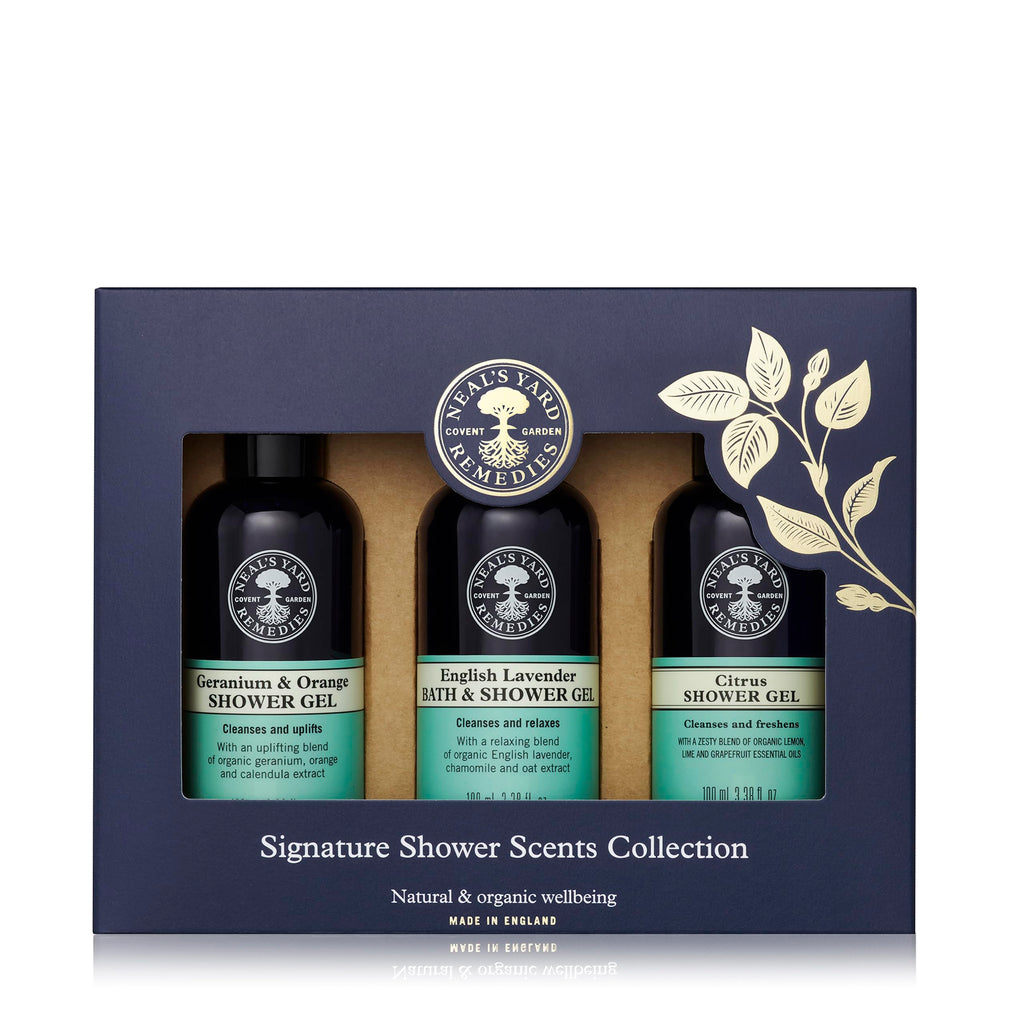 Neal's Yard Remedies Restoring Bath Scents Collection, Gift Set of Bath Soak with Essential Oils, Vegan & Cruelty-Free, Pack of 3 - Damaged Box