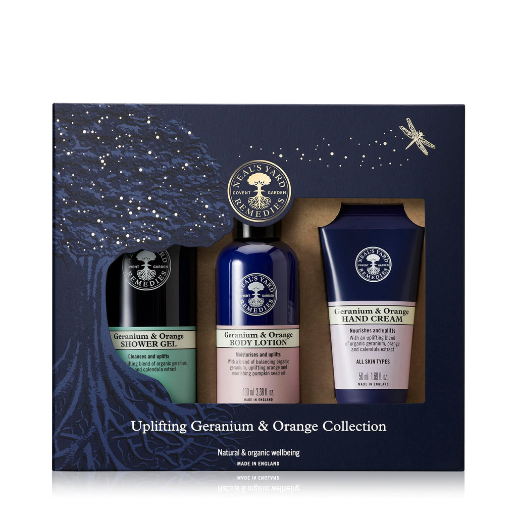 Neal's Yard Remedies Restoring Bath Scents Collection, Gift Set of Bath Soak with Essential Oils, Vegan & Cruelty-Free, Pack of 3 - Damaged Box
