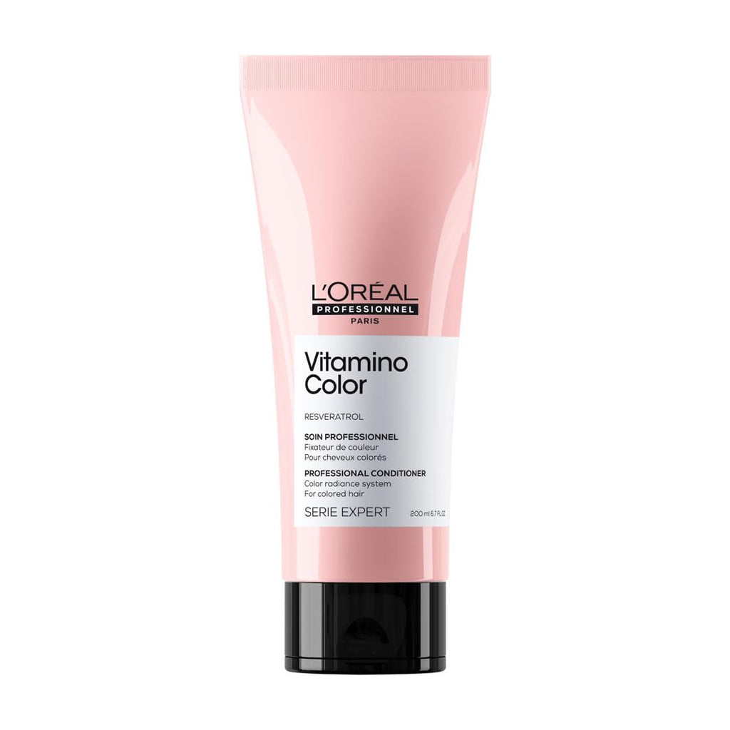 L'Or'eal Professionnel Vitamino Color Conditioner 200ml, Colour Protection and Shinier Hair, Soft & Protected Hair, For Coloured Hair 200ml - New